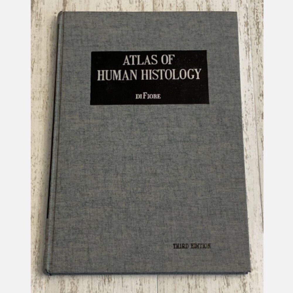 Vintage Atlas of Human Histology Textbook 1973 3rd Ed Mariano Di Fiore Hardcover